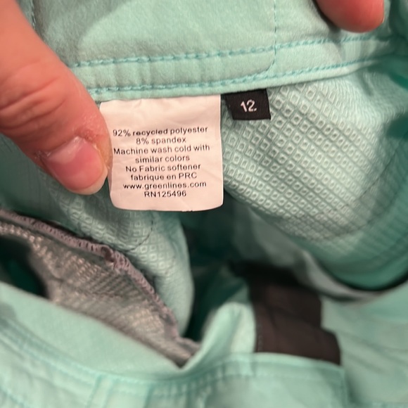 GREENLINES SWIM SHORTS girls #1386, size 12 - Picture 5 of 7